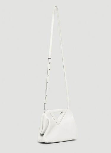 Bottega Veneta Triangle Small Shoulder Bag White bov0244026