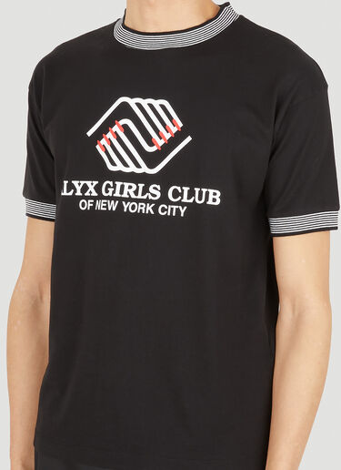 1017 ALYX 9SM Girls Club T 恤 黑色 aly0151004