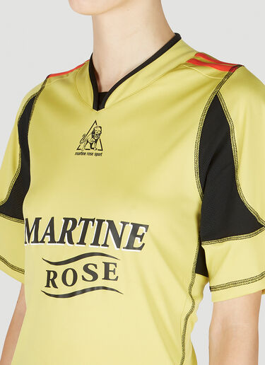 Martine Rose Shrunken Football Top Yellow mtr0252009