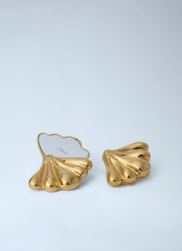 LN-CC® - Chloé: Mirror Earrings - Gold Chloé Mirror Earrings Gold chl0265075