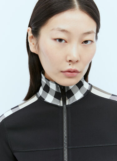 Burberry Cynthia Crop Top Black bur0253030