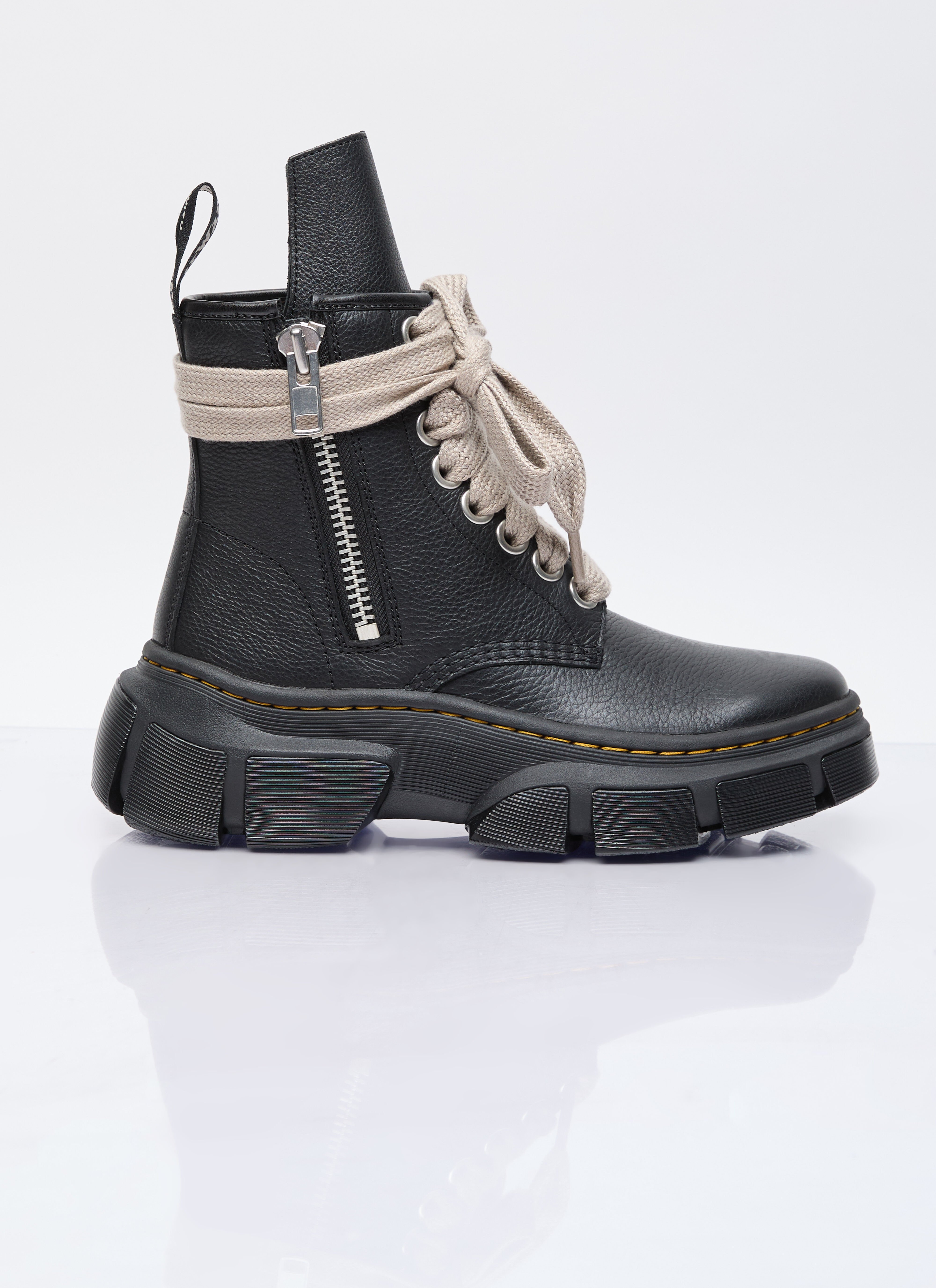 Rick Owens x Dr. Martens 1460 DMXL Jumbo Lace Boots Black rod0256002