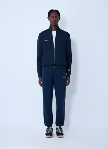 adidas SPZL Logo Motif Zip-Up Sweatshirt Navy adi0162160