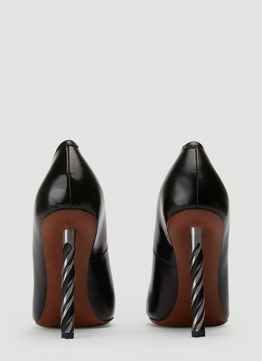 Vetements Drill-Bit Heeled Pumps Black vet0243025