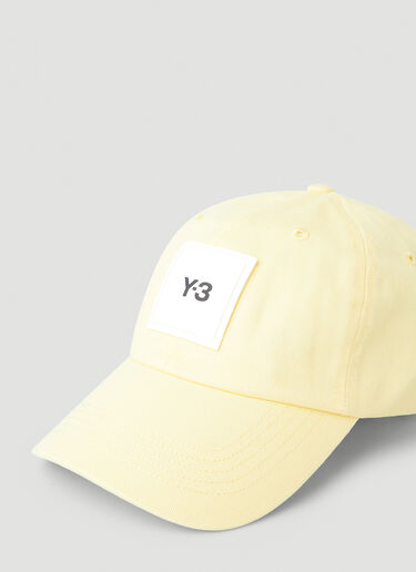 Y-3 Square Label Baseball Cap Yellow yyy0147031