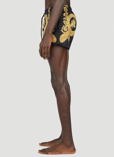 Versace Baroque Swim Shorts Black ver0152002