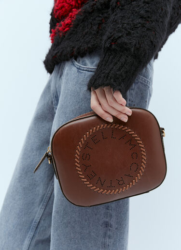 Stella McCartney Logo Mini Camera Bag Brown stm0254010