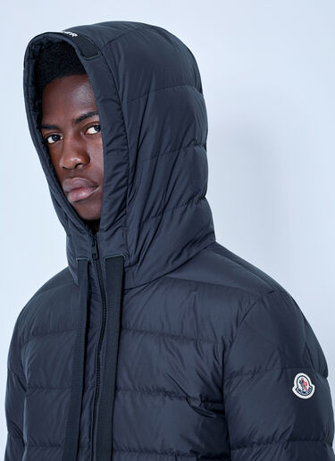 LN-CC® - Moncler: Zeflor Hooded Down Jacket - Black Moncler Zeflor Hooded Down Jacket Black mon0166004