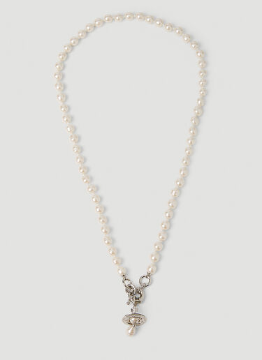 Vivienne Westwood Man. Aleksa Necklace Cream vvw0152063