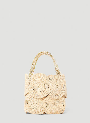 Sparkle Hobo Handbag Rabanne Sparkle Hobo Handbag Natural pac0254022