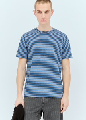 A.P.C. Striped T-Shirt Green apc0156004