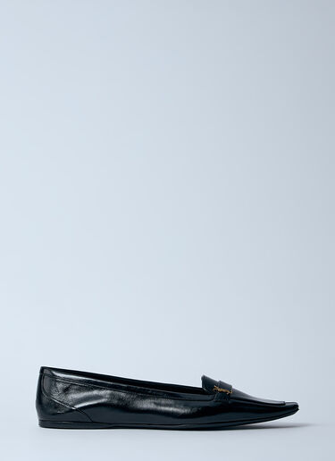 Saint Laurent Poppy Ballerina Flats Black sla0259033