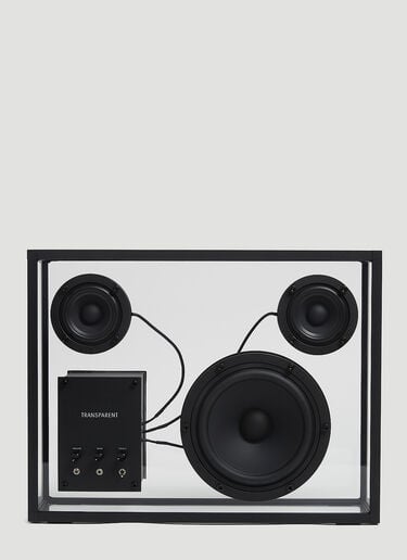 TRANSPARENT SOUNDS Large Transparent Speaker Black tps0546001