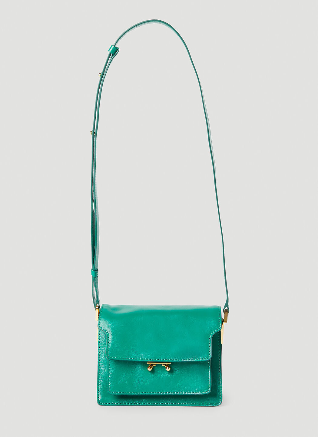 Marni Trunk Soft Mini Shoulder Bag in Green | LN-CC®
