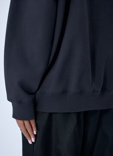 GANNI Logo Motif Sweatshirt Black gan0263008