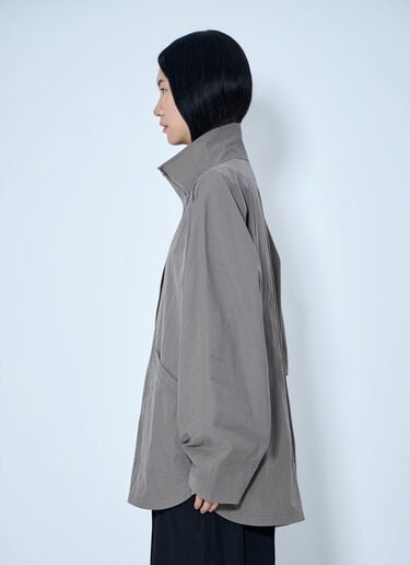 Toteme Summer Parachute Jacket Grey tot0265001