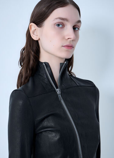 Rick Owens Gary Leather Jacket Black ric0263042