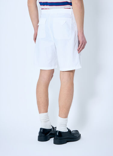 Prada Oxford Shorts White pra0160007