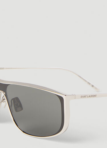 Saint Laurent 605 Sunglasses Silver sla0251202