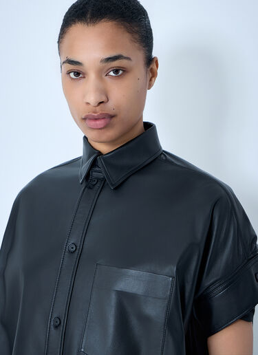 Balenciaga Tucked Sleeve Shirt Black bal0263017