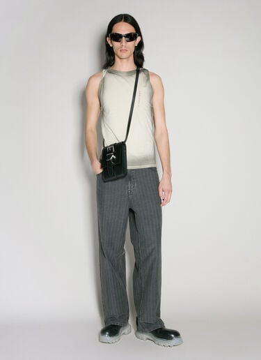 Twisted Shoulder Tank Top Y/PROJECT Twisted Shoulder Tank Top Khaki ypr0156011