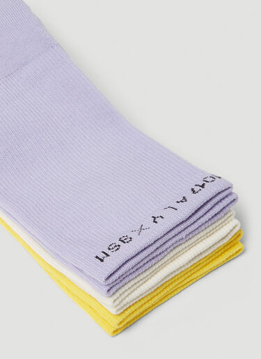1017 ALYX 9SM Pack of Three Socks Yellow aly0247039
