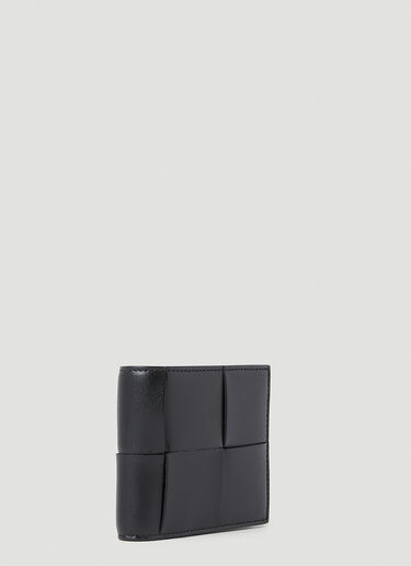 Bottega Veneta イントレチャート 二つ折りウォレット ブラック bov0153048
