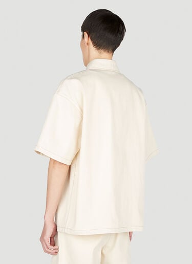 Bull Denim Shirt Prada Bull Denim Shirt Cream pra0151012