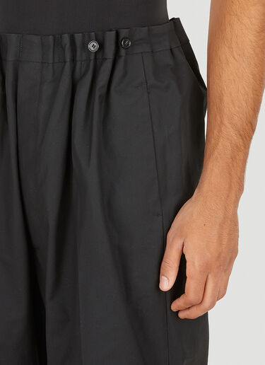 Raf Simons Gathered Pants Black raf0150009