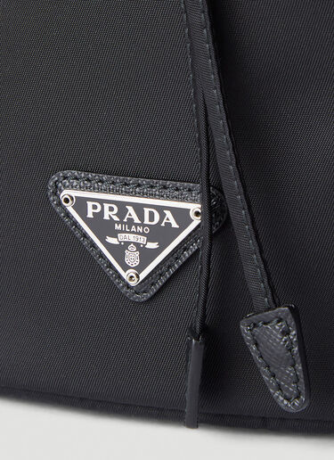 Prada Drawstring Bucket Bag Black pra0245066