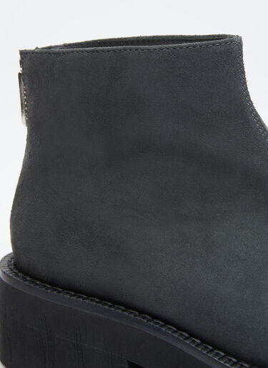 MM6 Maison Margiela Suede Ankle Boots Black mmm0155016