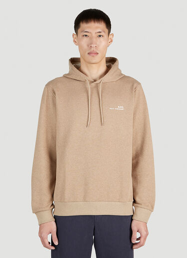Item 001 Hooded Sweatshirt A.P.C. Item 001 Hooded Sweatshirt Beige apc0151011