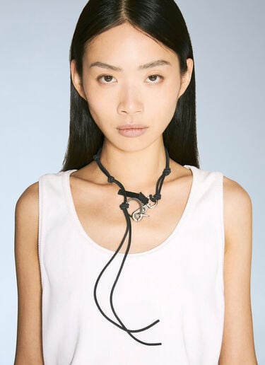 LN-CC® - Our Legacy: Ladon Keyring Necklace - Black Our Legacy Ladon Keyring Necklace Black our0346008