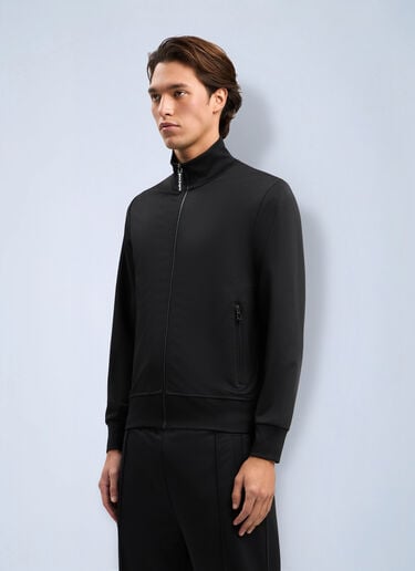 Palm Angels Curved Logo Track Jacket Black pma0164095
