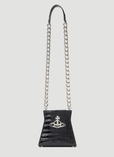 Vivienne Westwood Kelly 大号手提包 黑色 vvw0251055
