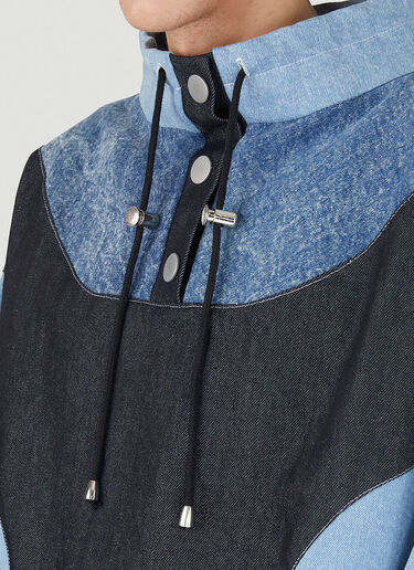 Drop 6 Patchwork Hooded Sweatshirt DRx FARMAxY FOR LN-CC x LEVI'S Drop 6 Patchwork Hooded Sweatshirt Blue dfl0347002