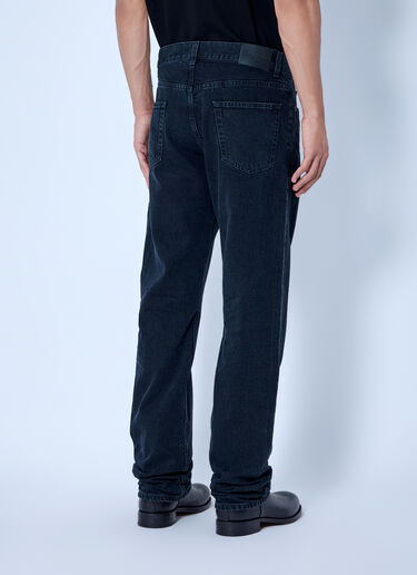 LN-CC® - Saint Laurent: Relax Tapered Jeans - Black Saint Laurent Relax Tapered Jeans Black sla0166003