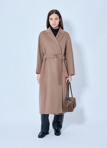 LN-CC® - Max Mara: Belted Wool Blend Coat - Camel Max Mara Belted Wool Blend Coat Camel max0265222