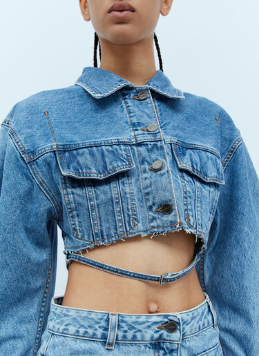 Le Haut De Nimes Corto Denim Jacket Jacquemus Le Haut De Nimes Corto Denim Jacket Blue jac0254024