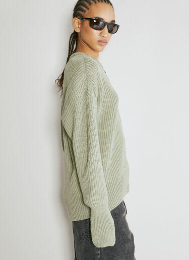 Our Legacy Zip Wrap Cardigan Green our0254016