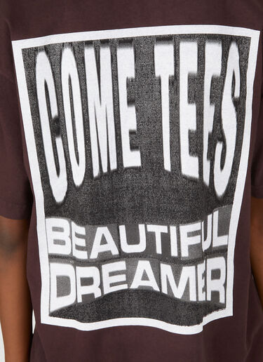 Come Tees Dark Passages Raver T-Shirt Brown com0349003