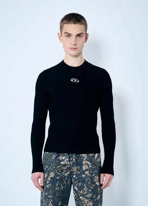 Diesel K-Zachary-Round Sweater Black dsl0159007