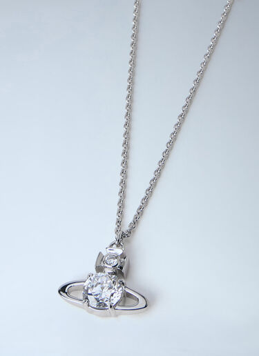 Vivienne Westwood Agnatha Bas Relief Pendant Necklace Silver vvw0264039