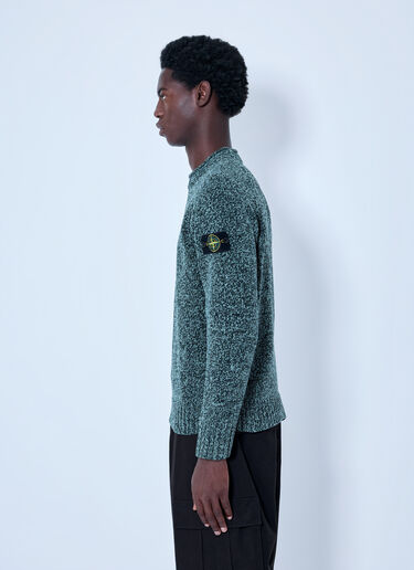 LN-CC® - Stone Island: Knitted Crewneck Sweater - Green Stone Island Knitted Crewneck Sweater Green sto0165062