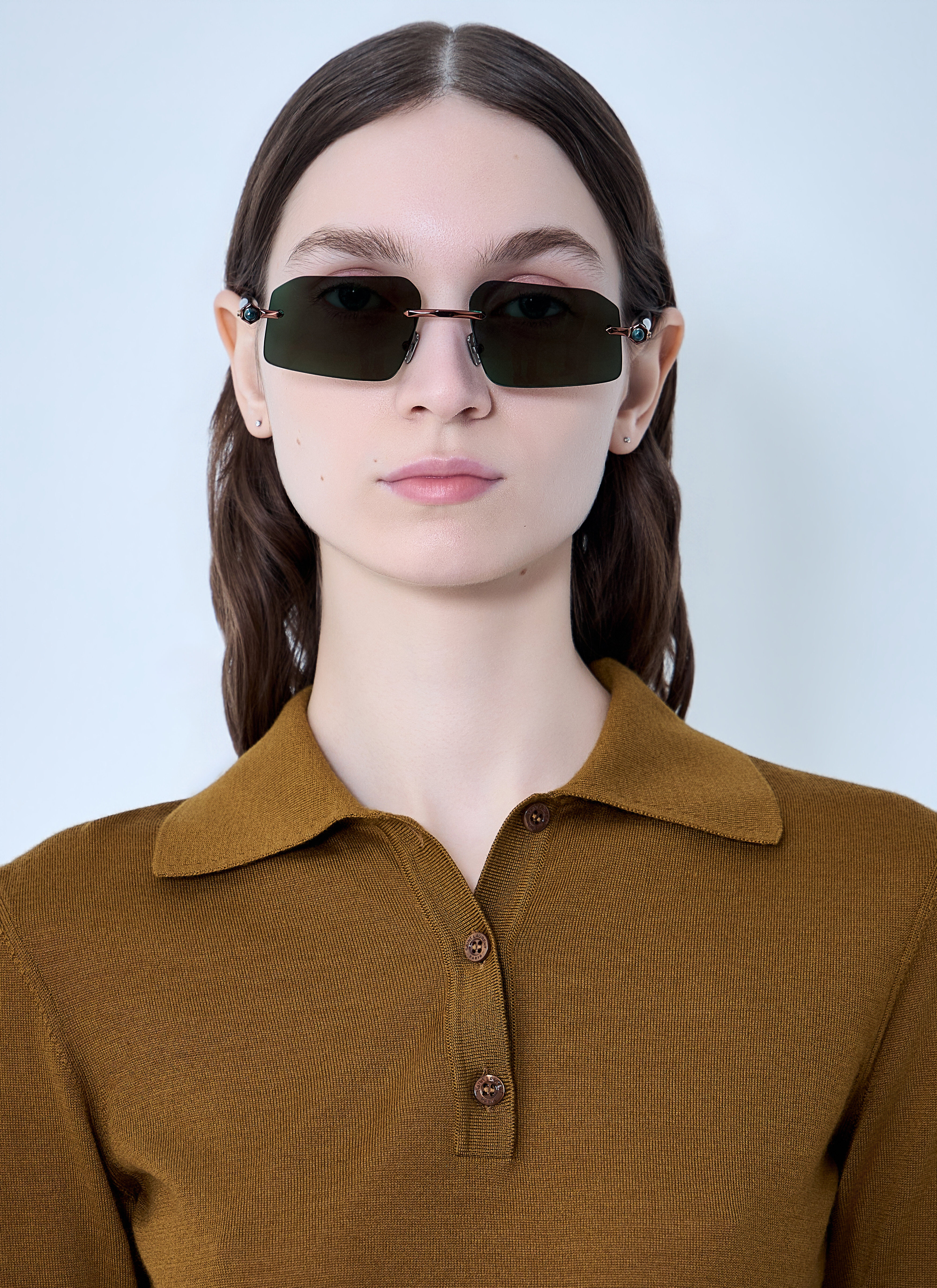 Kuboraum レディース P64 サングラス の グリーン | LN-CC®