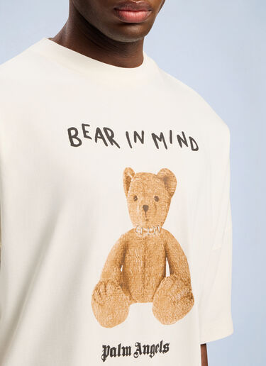 Bear In Mind Over T-shirt Palm Angels Bear In Mind Over T-shirt White pma0162047