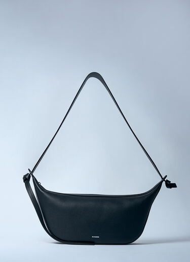 Jil Sander Knot Large Crossbody Bag Black jil0159011