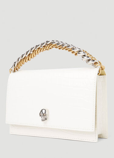 Alexander McQueen Small Skull Shoulder Bag Ivory amq0251008