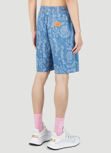 Versace Barocco Denim Shorts Blue ver0151020