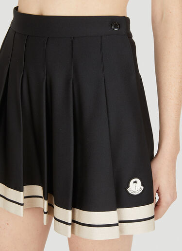 8 Moncler Palm Angels Pleated Skirt Black mpa0351004